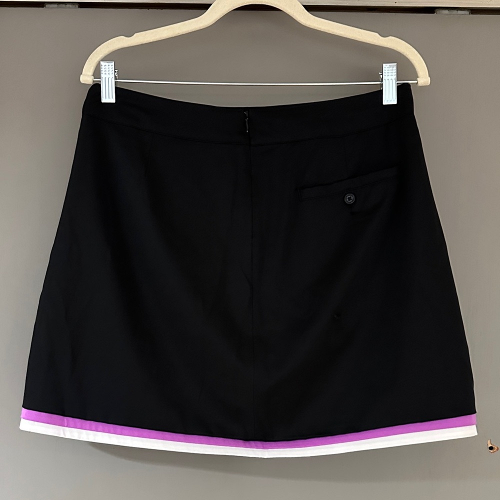 Lady Hagen Golf Skort Black Purple White Colorblock Twilight Athletic Skirt - Picture 3 of 9